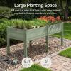 image:imageBest Choice Products 48 x 24 x 30 Raised Garden Bed with Extra Deep 16 Depth Elevated Wood Planter Box Stand for Backyard Patio Balcony Natural Fir Wood  Acorn BrownSage