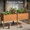 image:imageBest Choice Products 48 x 24 x 30 Raised Garden Bed with Extra Deep 16 Depth Elevated Wood Planter Box Stand for Backyard Patio Balcony Natural Fir Wood  Acorn BrownAcorn Brown