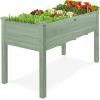 image:imageBest Choice Products 48 x 24 x 30 Raised Garden Bed with Extra Deep 16 Depth Elevated Wood Planter Box Stand for Backyard Patio Balcony Natural Fir Wood  Acorn BrownSage