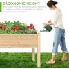 image:imageBest Choice Products 48 x 24 x 30 Raised Garden Bed with Extra Deep 16 Depth Elevated Wood Planter Box Stand for Backyard Patio Balcony Natural Fir Wood  Acorn BrownNatural