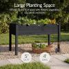 image:imageBest Choice Products 48 x 24 x 30 Raised Garden Bed with Extra Deep 16 Depth Elevated Wood Planter Box Stand for Backyard Patio Balcony Natural Fir Wood  Acorn BrownBlack