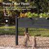 image:imageBest Choice Products 48 x 24 x 30 Raised Garden Bed with Extra Deep 16 Depth Elevated Wood Planter Box Stand for Backyard Patio Balcony Natural Fir Wood  Acorn BrownBlack