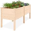 image:imageBest Choice Products 48 x 24 x 30 Raised Garden Bed with Extra Deep 16 Depth Elevated Wood Planter Box Stand for Backyard Patio Balcony Natural Fir Wood  Acorn BrownNatural