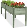 image:imageBest Choice Products 48 x 24 x 30 Raised Garden Bed with Extra Deep 16 Depth Elevated Wood Planter Box Stand for Backyard Patio Balcony Natural Fir Wood  Acorn BrownSage