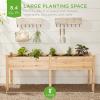 image:imageBest Choice Products 48 x 24 x 30 Raised Garden Bed with Extra Deep 16 Depth Elevated Wood Planter Box Stand for Backyard Patio Balcony Natural Fir Wood  Acorn BrownNatural