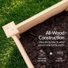 image:imageBest Choice Products 48 x 24 x 30 Raised Garden Bed with Extra Deep 16 Depth Elevated Wood Planter Box Stand for Backyard Patio Balcony Natural Fir Wood  Acorn BrownNatural
