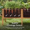 image:imageBest Choice Products 48 x 24 x 30 Raised Garden Bed with Extra Deep 16 Depth Elevated Wood Planter Box Stand for Backyard Patio Balcony Natural Fir Wood  Acorn BrownAcorn Brown