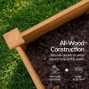image:imageBest Choice Products 48 x 24 x 30 Raised Garden Bed with Extra Deep 16 Depth Elevated Wood Planter Box Stand for Backyard Patio Balcony Natural Fir Wood  Acorn BrownAcorn Brown