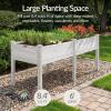 image:imageBest Choice Products 48 x 24 x 30 Raised Garden Bed with Extra Deep 16 Depth Elevated Wood Planter Box Stand for Backyard Patio Balcony Natural Fir Wood  Acorn BrownWhite