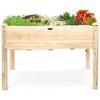 image:imageBest Choice Products 48 x 24 x 30 Raised Garden Bed with Extra Deep 16 Depth Elevated Wood Planter Box Stand for Backyard Patio Balcony Natural Fir Wood  Acorn BrownNatural