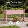 image:imageBest Choice Products 48 x 24 x 30 Raised Garden Bed with Extra Deep 16 Depth Elevated Wood Planter Box Stand for Backyard Patio Balcony Natural Fir Wood  Acorn BrownPink
