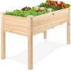image:imageBest Choice Products 48 x 24 x 30 Raised Garden Bed with Extra Deep 16 Depth Elevated Wood Planter Box Stand for Backyard Patio Balcony Natural Fir Wood  Acorn BrownNatural