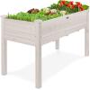 image:imageBest Choice Products 48 x 24 x 30 Raised Garden Bed with Extra Deep 16 Depth Elevated Wood Planter Box Stand for Backyard Patio Balcony Natural Fir Wood  Acorn BrownWhite