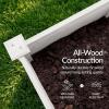 image:imageBest Choice Products 48 x 24 x 30 Raised Garden Bed with Extra Deep 16 Depth Elevated Wood Planter Box Stand for Backyard Patio Balcony Natural Fir Wood  Acorn BrownWhite