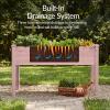 image:imageBest Choice Products 48 x 24 x 30 Raised Garden Bed with Extra Deep 16 Depth Elevated Wood Planter Box Stand for Backyard Patio Balcony Natural Fir Wood  Acorn BrownPink