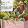 image:imageBest Choice Products 48 x 24 x 30 Raised Garden Bed with Extra Deep 16 Depth Elevated Wood Planter Box Stand for Backyard Patio Balcony Natural Fir Wood  Acorn BrownPink