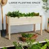 image:imageBest Choice Products 48 x 24 x 30 Raised Garden Bed with Extra Deep 16 Depth Elevated Wood Planter Box Stand for Backyard Patio Balcony Natural Fir Wood  Acorn BrownNatural