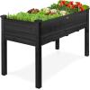 image:imageBest Choice Products 48 x 24 x 30 Raised Garden Bed with Extra Deep 16 Depth Elevated Wood Planter Box Stand for Backyard Patio Balcony Natural Fir Wood  Acorn BrownBlack