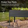 image:imageBest Choice Products 72x24x30in Non Toxic Galvanized Raised Garden Bed Metal Elevated Planter Box Vegetable Garden 100 Non Toxic Materials  CharcoalCharcoal