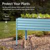 image:imageBest Choice Products 72x24x30in Non Toxic Galvanized Raised Garden Bed Metal Elevated Planter Box Vegetable Garden 100 Non Toxic Materials  CharcoalMist Blue