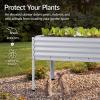 image:imageBest Choice Products 72x24x30in Non Toxic Galvanized Raised Garden Bed Metal Elevated Planter Box Vegetable Garden 100 Non Toxic Materials  CharcoalMoonlight Gray