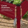 image:imageBest Choice Products 72x24x30in Non Toxic Galvanized Raised Garden Bed Metal Elevated Planter Box Vegetable Garden 100 Non Toxic Materials  CharcoalRoyal Red