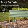 image:imageBest Choice Products 72x24x30in Non Toxic Galvanized Raised Garden Bed Metal Elevated Planter Box Vegetable Garden 100 Non Toxic Materials  CharcoalSage Green