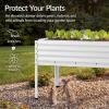 image:imageBest Choice Products 72x24x30in Non Toxic Galvanized Raised Garden Bed Metal Elevated Planter Box Vegetable Garden 100 Non Toxic Materials  CharcoalWhite