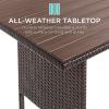 image:imageBest Choice Products 7Seater Conversational Wicker Sofa Dining Table Outdoor Patio Furniture Set wModular 6 Pieces Cushions Protective Cover Included  BrownBeigeBrownBeige