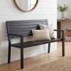 image:imageBest Choice Products Outdoor Metal Bench Patio Garden Bench Heavy Duty 790lb Capacity Steel Slatted Seat Porch Bench with Armrests Weather Resistant Park Bench
