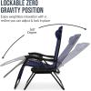 image:imageBest Choice Products Set of 2 Extra Wide Adjustable Steel Mesh Zero Gravity Lounge Chair Recliners wPillows and Cup Holder Trays  Peacock Blue StripesNavy