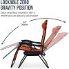 image:imageBest Choice Products Set of 2 Extra Wide Adjustable Steel Mesh Zero Gravity Lounge Chair Recliners wPillows and Cup Holder Trays  Peacock Blue StripesBurnt Orange