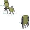 image:imageBest Choice Products Set of 2 Extra Wide Adjustable Steel Mesh Zero Gravity Lounge Chair Recliners wPillows and Cup Holder Trays  Peacock Blue StripesDusty Green