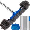 Pool Brush with Pole + Skimmer