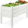 image:imageBest Choice Products 48 x 24 x 30 Raised Garden Bed with Extra Deep 16 Depth Elevated Wood Planter Box Stand for Backyard Patio Balcony Natural Fir Wood  Acorn BrownWhite