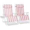 Flamingo Stripes/White