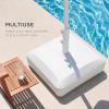 image:imageBest Choice Products 123lb Capacity Fillable Mobile Umbrella Base Heavy Duty Market Stand for Patio Deck Poolside w 4 Wheels 2 Locks 2 Knobs WindResistant Design  WhiteWhite