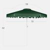 image:imageBest Choice Products 75ft Patio Market Umbrella with Wavy Trim UVFadeResistant 210g Canopy Crank amp Tilt Wind Vent HeavyDuty Frame  WhiteGreen
