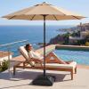 image:imageBest Choice Products Fillable Umbrella Base Stand Pyramid Design Plastic Patio Umbrella Base Stand Pole Holder for Outdoor Lawn w 55lbs Weight Capacity Adjustment Knob  BrownBlack Pyramid