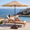 image:imageBest Choice Products Fillable Umbrella Base Stand Pyramid Design Plastic Patio Umbrella Base Stand Pole Holder for Outdoor Lawn w 55lbs Weight Capacity Adjustment Knob  BrownBrown Pyramid