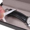 image:imageBLUECELL Black PU Leather Rectangle Bracelet Watch Gift Box Case