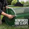 image:imageBest Choice Products Compost Spreader 24 Wide Heavy Duty Steel Lawn amp Peat Moss Spreader Adjustable TShaped Handle  Top Soil Sand Manure Mulch Top Dressing Lawn and Garden Spreader