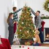 image:imageBest Choice Products Douglas Fir Christmas Tree 12ft Prelit Artificial Full Fir Lighted Holiday Decoration wWarm White Lights Metal Stand45ft