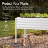 image:imageBest Choice Products 48x24x30in Galvanized Raised Garden Bed Metal Elevated Planter Box Vegetable Garden for Backyard Patio Balcony 100 Non Toxic Materials  Dark Brown Wood GrainSilver