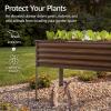 image:imageBest Choice Products 48x24x30in Galvanized Raised Garden Bed Metal Elevated Planter Box Vegetable Garden for Backyard Patio Balcony 100 Non Toxic Materials  Dark Brown Wood GrainDark Brown Wood Grain