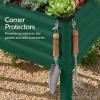 image:imageBest Choice Products 48x24x30in Galvanized Raised Garden Bed Metal Elevated Planter Box Vegetable Garden for Backyard Patio Balcony 100 Non Toxic Materials  Dark Brown Wood GrainDark Green
