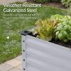 image:imageBest Choice Products 48x24x30in Galvanized Raised Garden Bed Metal Elevated Planter Box Vegetable Garden for Backyard Patio Balcony 100 Non Toxic Materials  Dark Brown Wood GrainMoonlight Gray