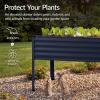 image:imageBest Choice Products 48x24x30in Galvanized Raised Garden Bed Metal Elevated Planter Box Vegetable Garden for Backyard Patio Balcony 100 Non Toxic Materials  Dark Brown Wood GrainNavy Blue