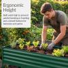 image:imageBest Choice Products 48x24x30in Galvanized Raised Garden Bed Metal Elevated Planter Box Vegetable Garden for Backyard Patio Balcony 100 Non Toxic Materials  Dark Brown Wood GrainDark Green