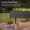 image:imageBest Choice Products 48x24x30in Galvanized Raised Garden Bed Metal Elevated Planter Box Vegetable Garden for Backyard Patio Balcony 100 Non Toxic Materials  Dark Brown Wood GrainCharcoal